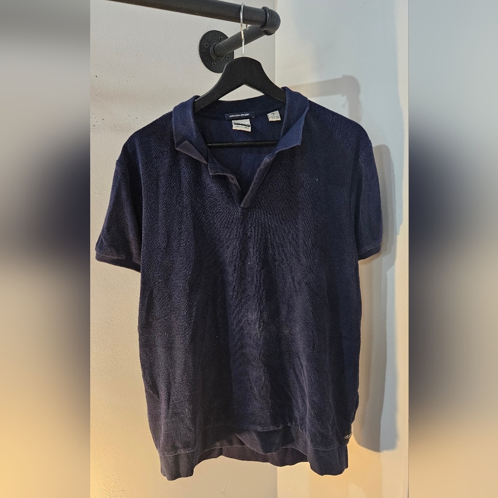 Scotch & Soda The Poolside Terry Cloth Resort Polo Short Sleeve